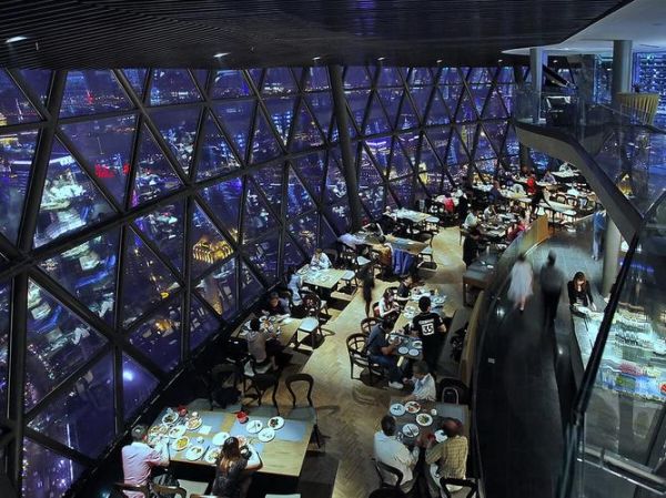 東方明珠旋轉(zhuǎn)餐廳(還是去過情人節(jié))