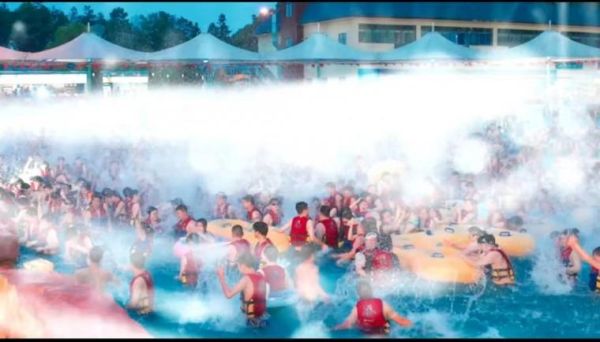 北京水魔方水上樂(lè)園(高峰期人多嗎)