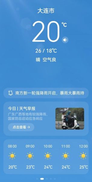 今日大連天氣預(yù)報(出門要不要帶傘呢)