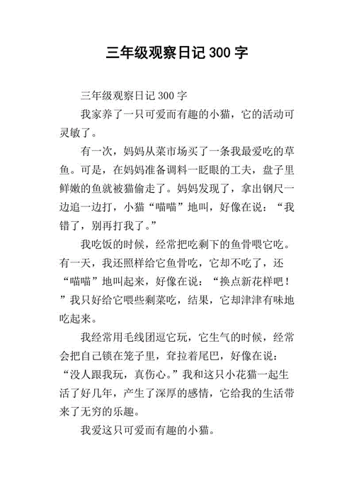 生活的真實(shí)日記300字(你會(huì)發(fā)現(xiàn)什么)